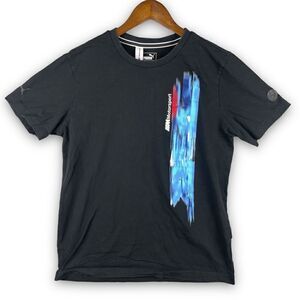 Puma BMW Motorsport Life Graphic Short Sleeves T-Shirt Size Medium Black